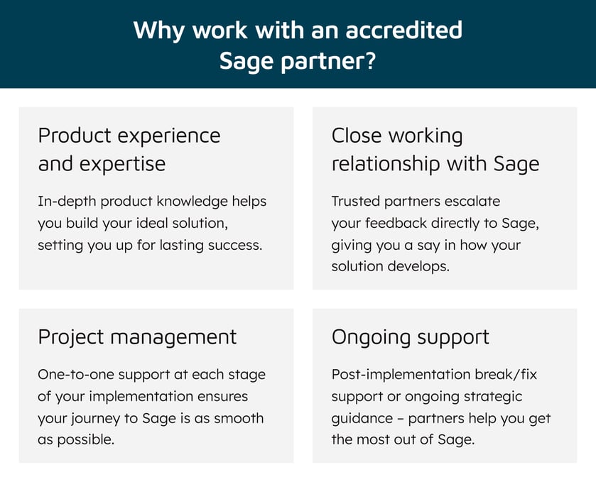 Why work with an accredited Sage partner