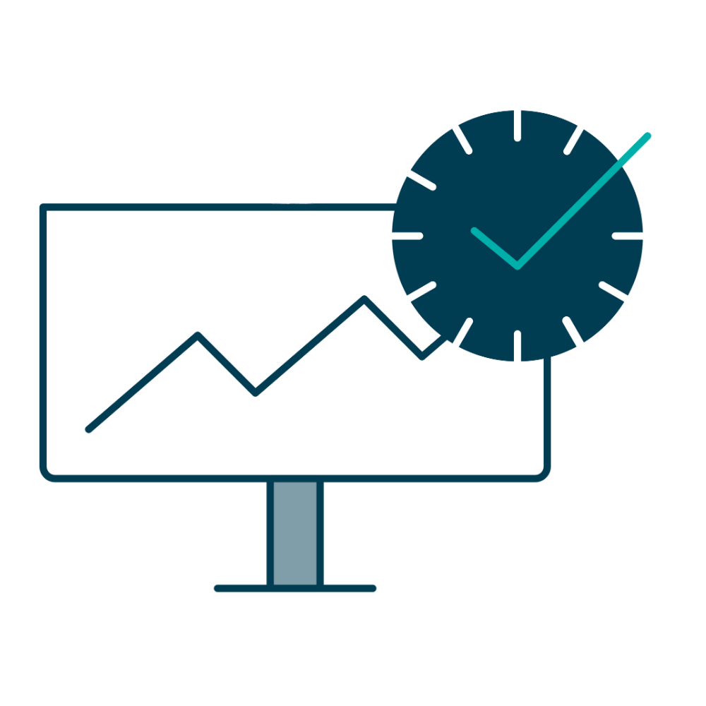 Speed and efficiency icon