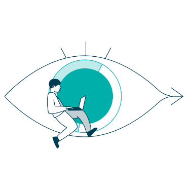 Eye man icon