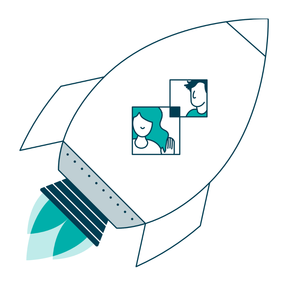 Small Icons from Illustrations - Rocket Icon