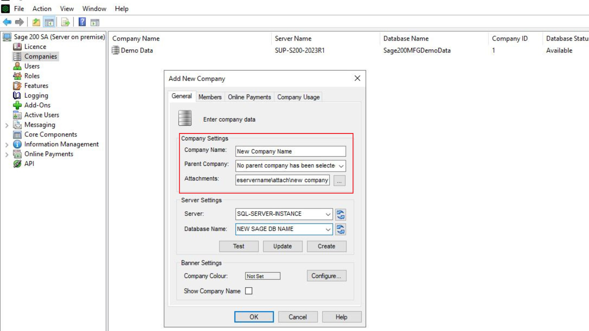 Screenshot 13 - Copying a live S200 database