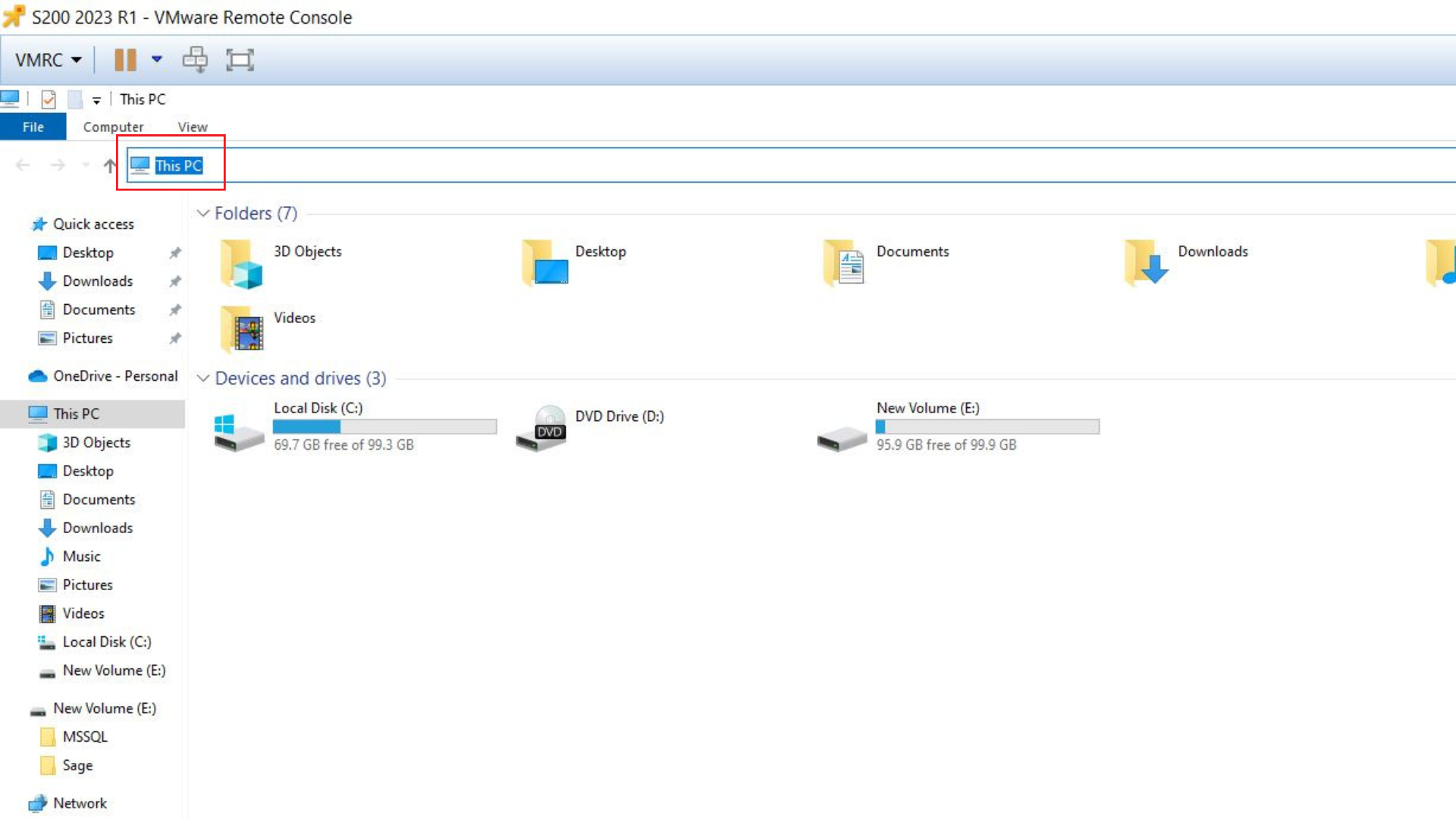 Screenshot 14 - Copying a live S200 database
