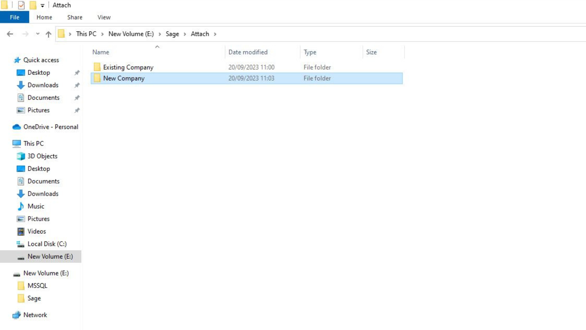 Screenshot 17 - Copying a live S200 database