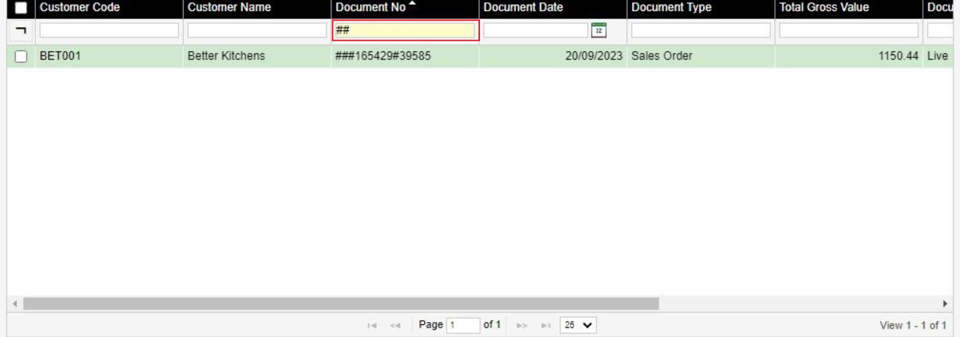 Screenshot 2 - Dealing with crashed Sales Orders