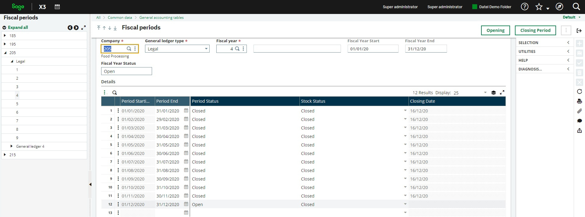 Stock Period Close - Screenshot 3-1
