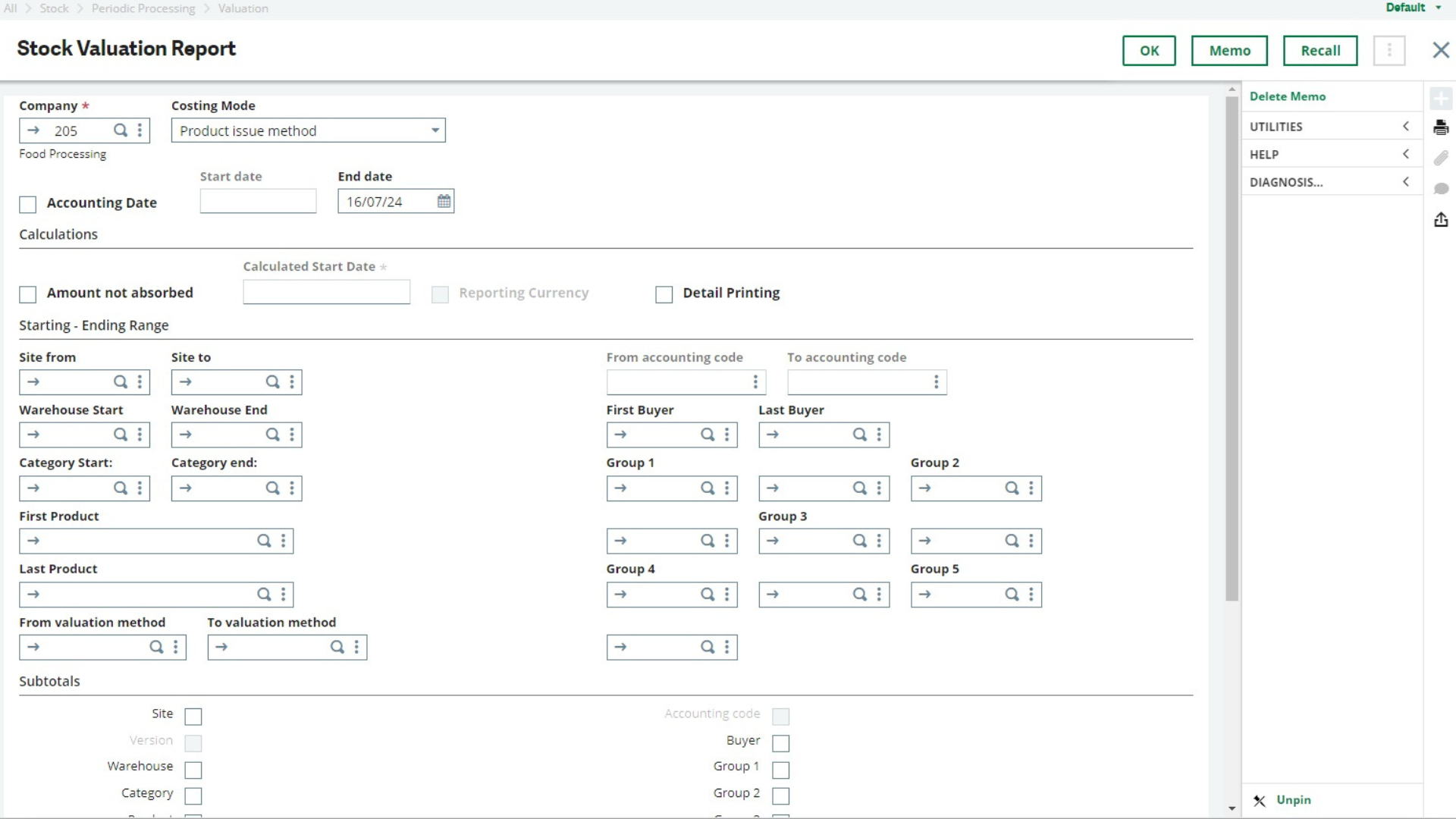 Stock Period Close - Screenshot 4-1