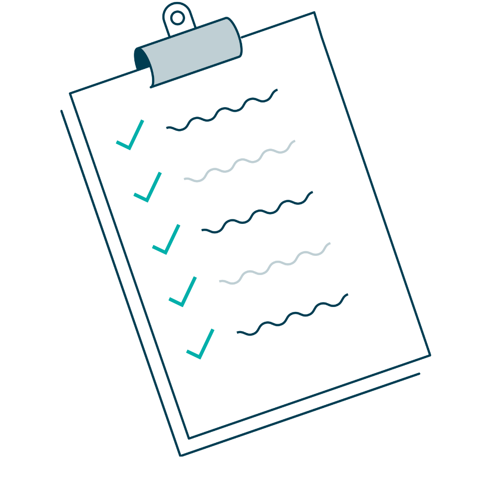Small Icons from Illustrations - Clipboard Tick Icon (1)