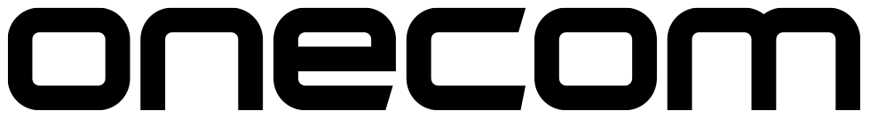 Onecom Logo 2021 Black